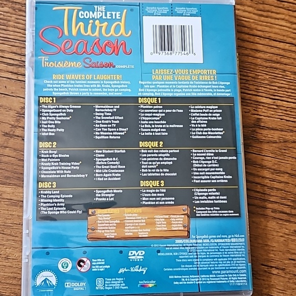 Spongebob Squarepants the complete 3rd season - Picture 2 of 4